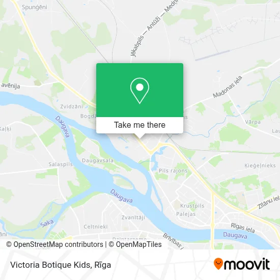 Victoria Botique Kids map