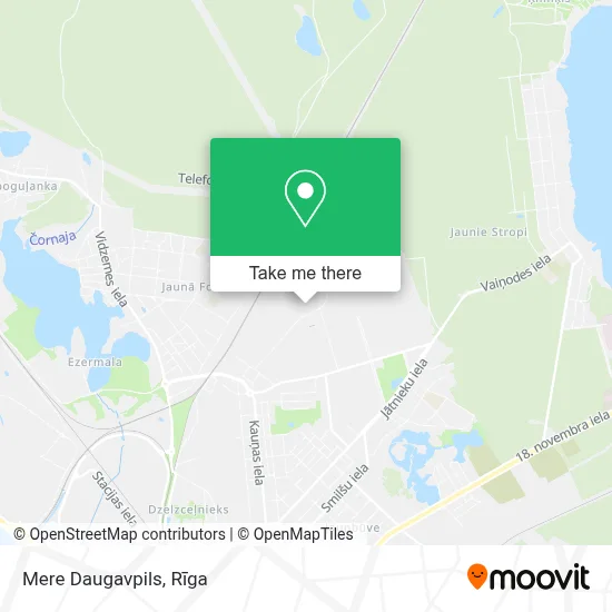 Mere Daugavpils map