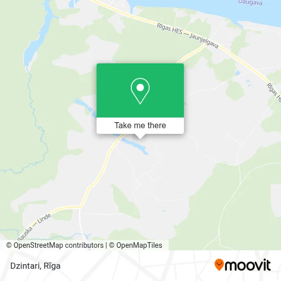 Dzintari map