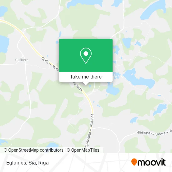 Eglaines, Sia map
