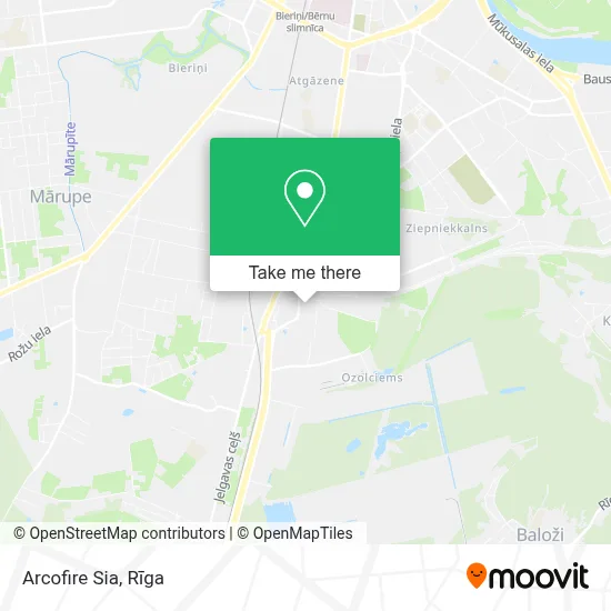 Arcofire Sia map