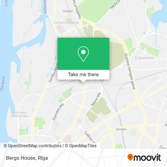 Bergs House map
