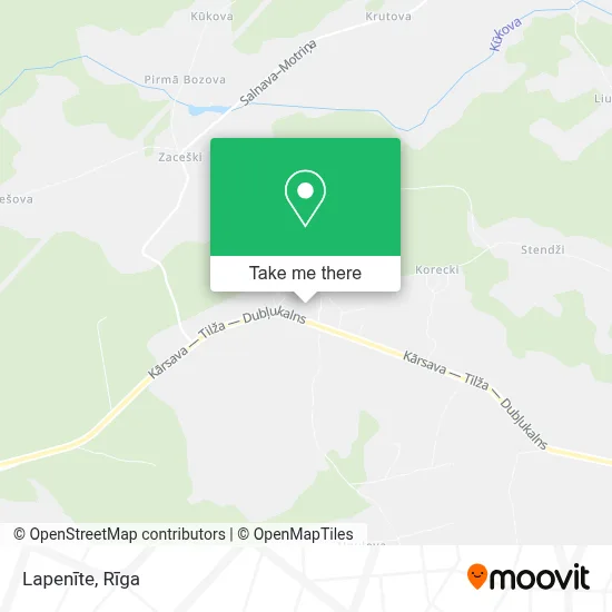Lapenīte map