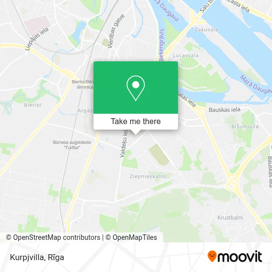 Kurpjvilla map