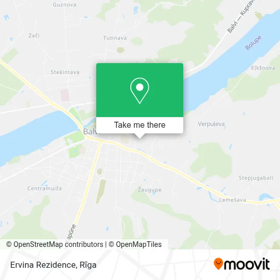 Ervina Rezidence map