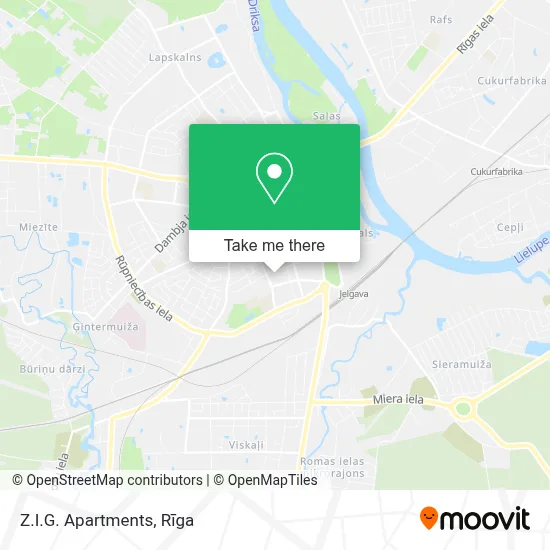 Z.I.G. Apartments map