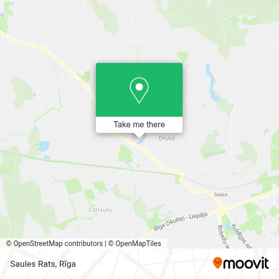 Saules Rats map