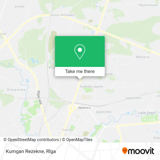 Kumgan Rezekne map