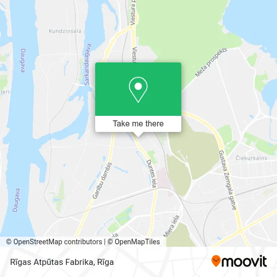 Rīgas Atpūtas Fabrika map