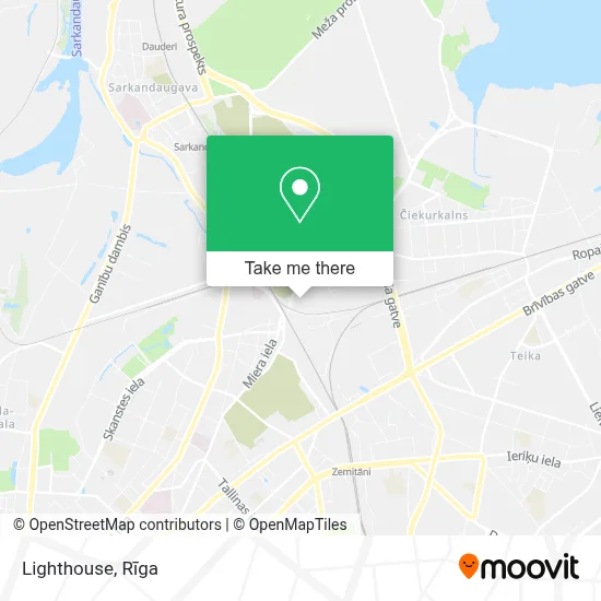 Lighthouse map