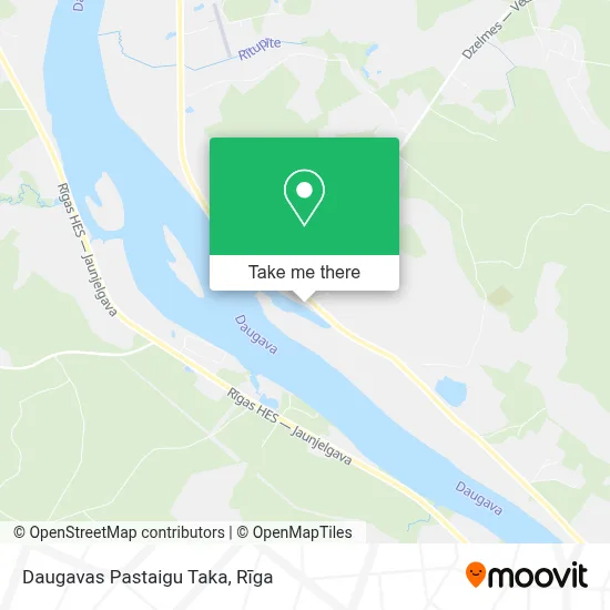 Daugavas Pastaigu Taka map