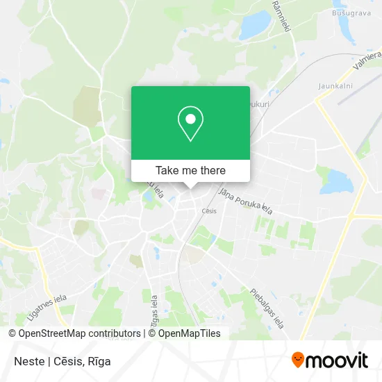 Neste | Cēsis map