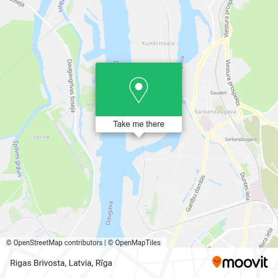Rigas Brivosta, Latvia map