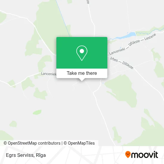 Egrs Serviss map