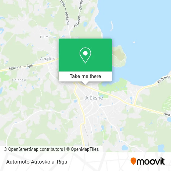 Automoto Autoskola map
