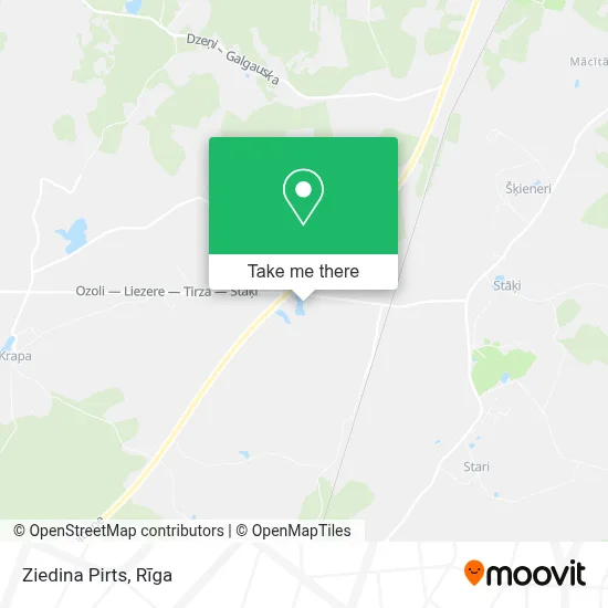 Ziedina Pirts map