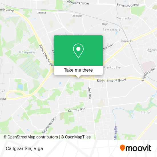 Callgear Sia map