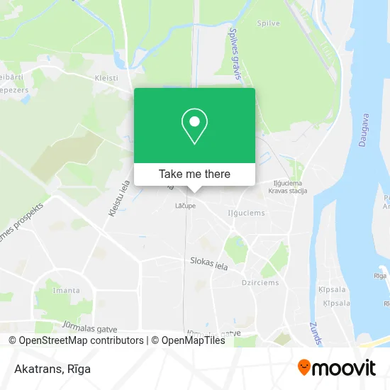 Akatrans map