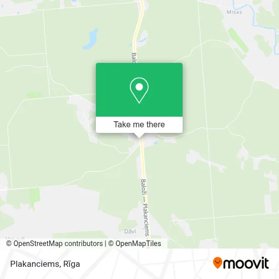 Plakanciems map