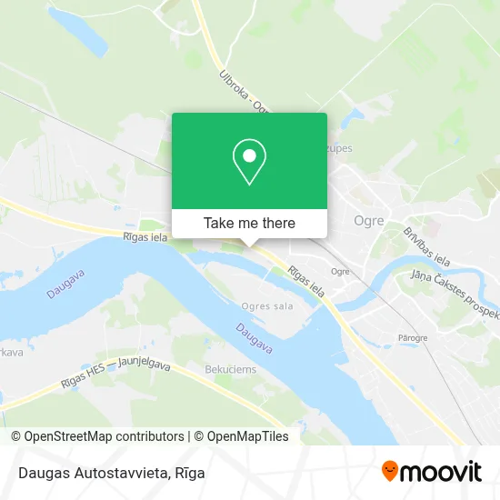 Daugas Autostavvieta map