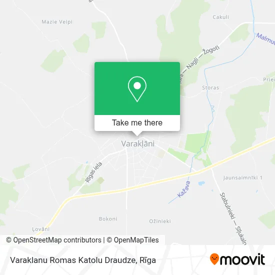Varaklanu Romas Katolu Draudze map