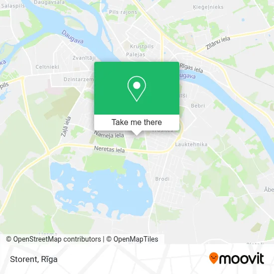 Storent map