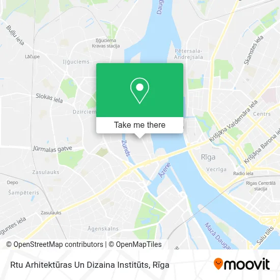 Rtu Arhitektūras Un Dizaina Institūts map