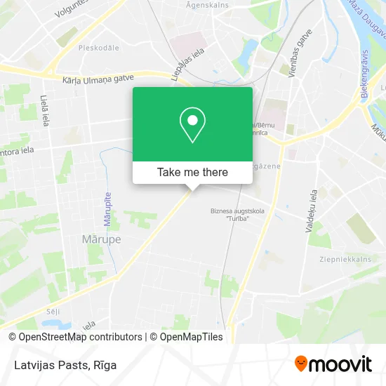Latvijas Pasts map