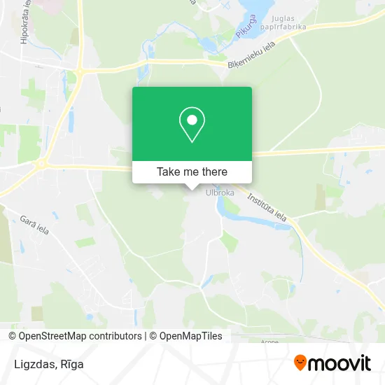 Ligzdas map