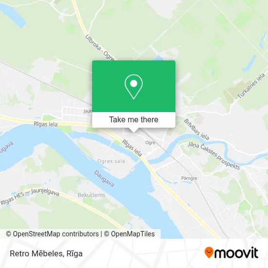 Retro Mēbeles map