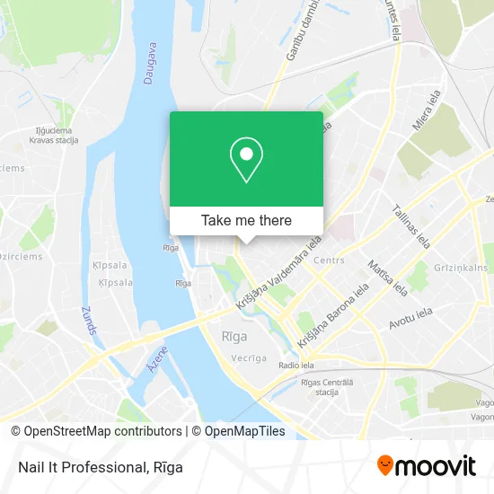 Nail It Professional map