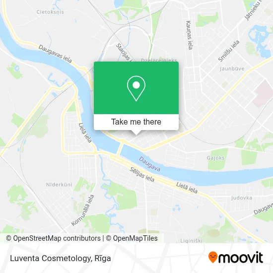 Luventa Cosmetology map