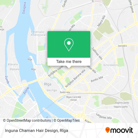 Inguna Chaman Hair Design map