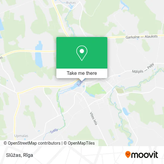 Slūžas map