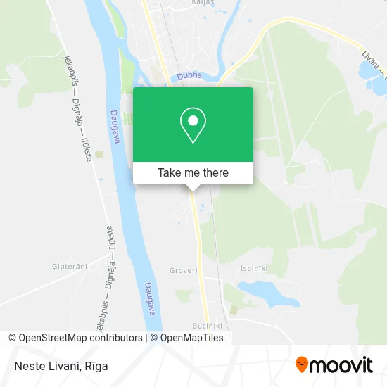 Neste Livani map
