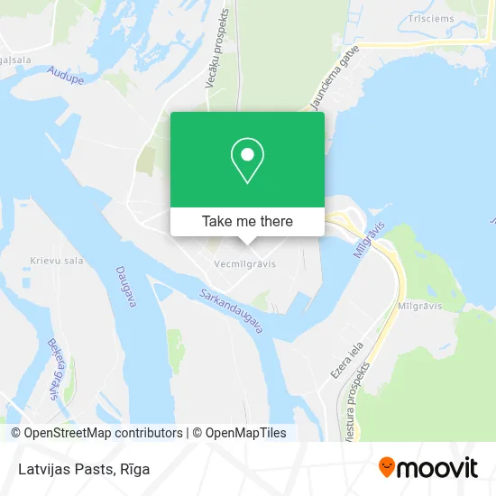 Latvijas Pasts map