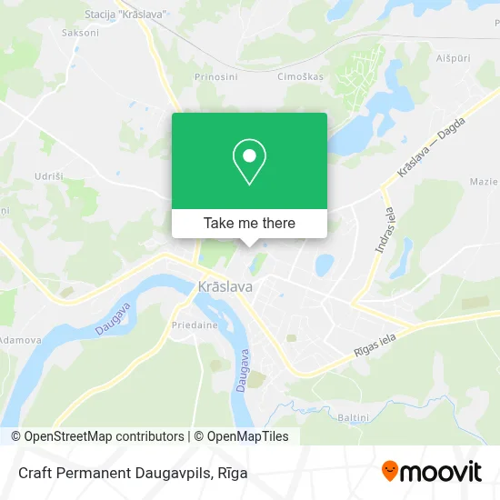 Craft Permanent Daugavpils map