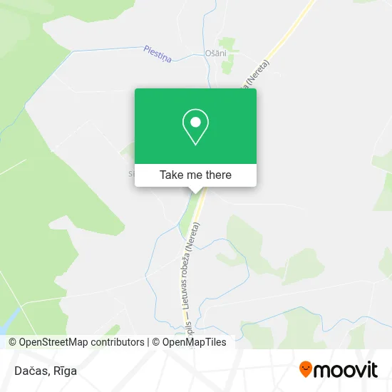Dačas map