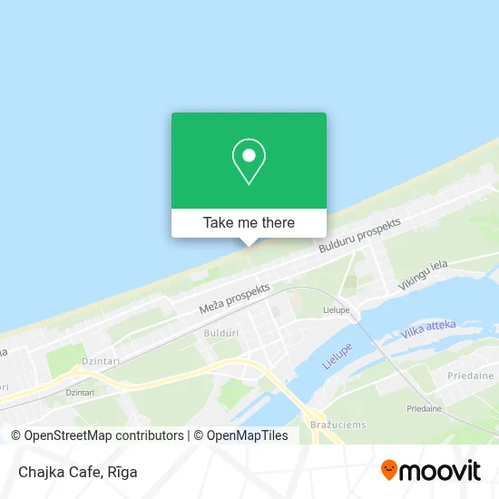 Chajka Cafe map