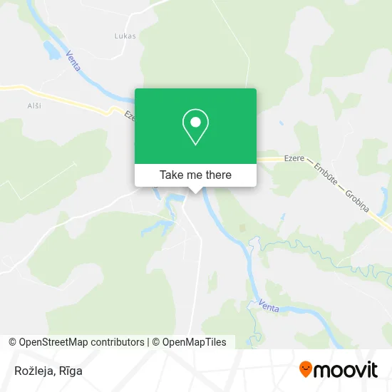 Rožleja map