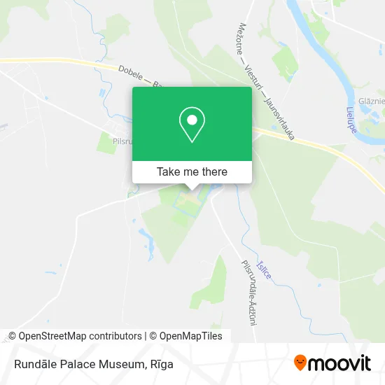 Rundāle Palace Museum map