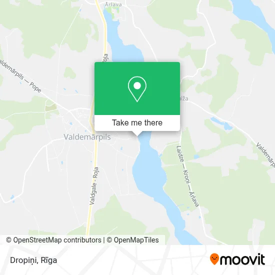 Dropiņi map