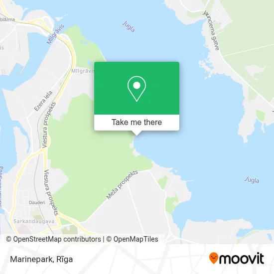 Marinepark map