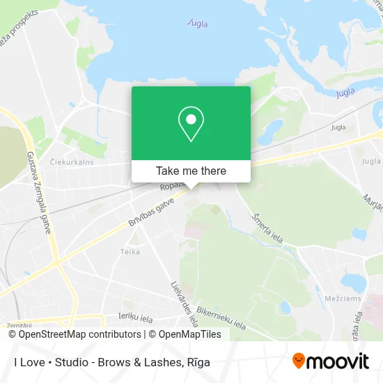 I Love • Studio - Brows & Lashes map