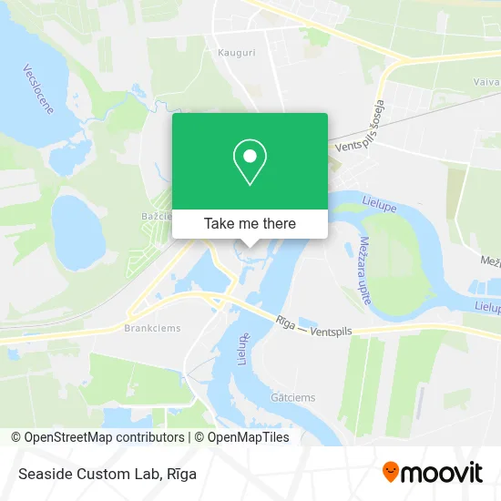 Seaside Custom Lab map