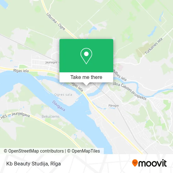 Kb Beauty Studija map