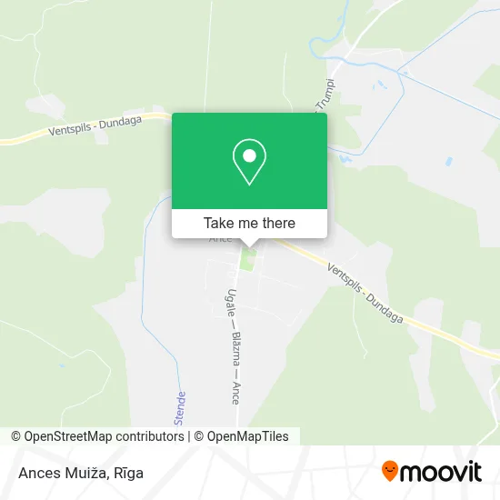 Ances Muiža map