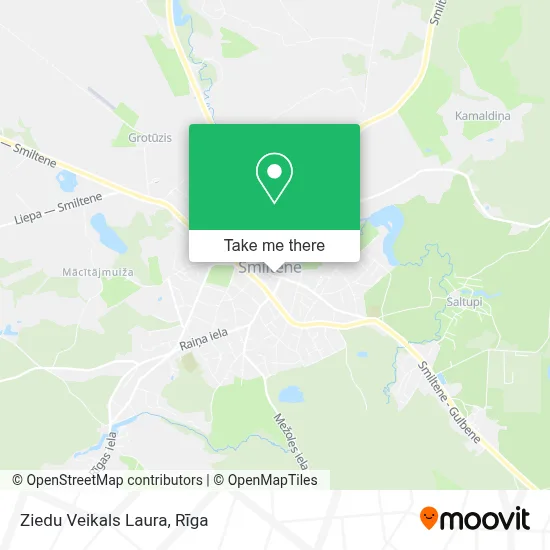 Ziedu Veikals Laura map