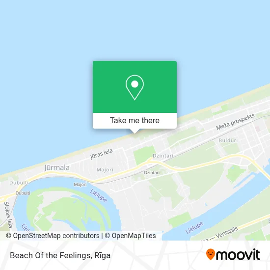 Beach Of the Feelings map