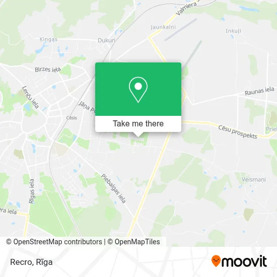 Recro map